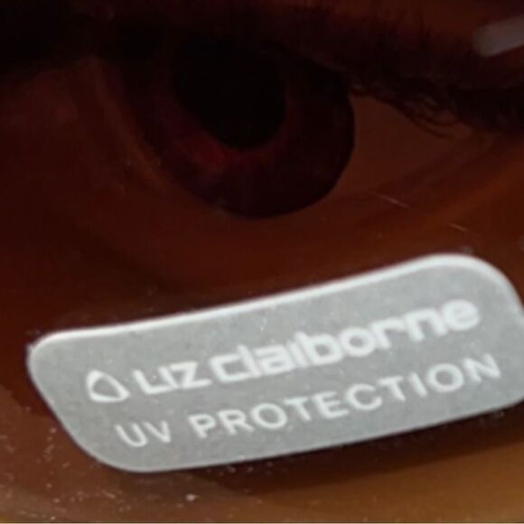 New! Liz Claiborne brown tinted wire frame sunglasses - Picture 8 of 11